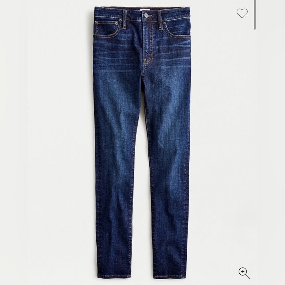 J. Crew Dark Blue Toothpick Jeans